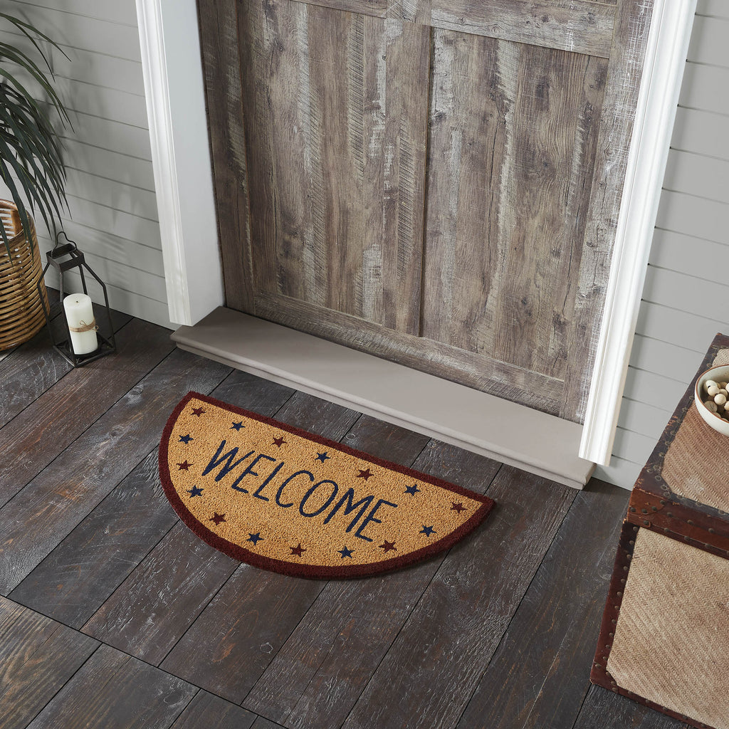 Rug 16.5x33 Half Circle Coir