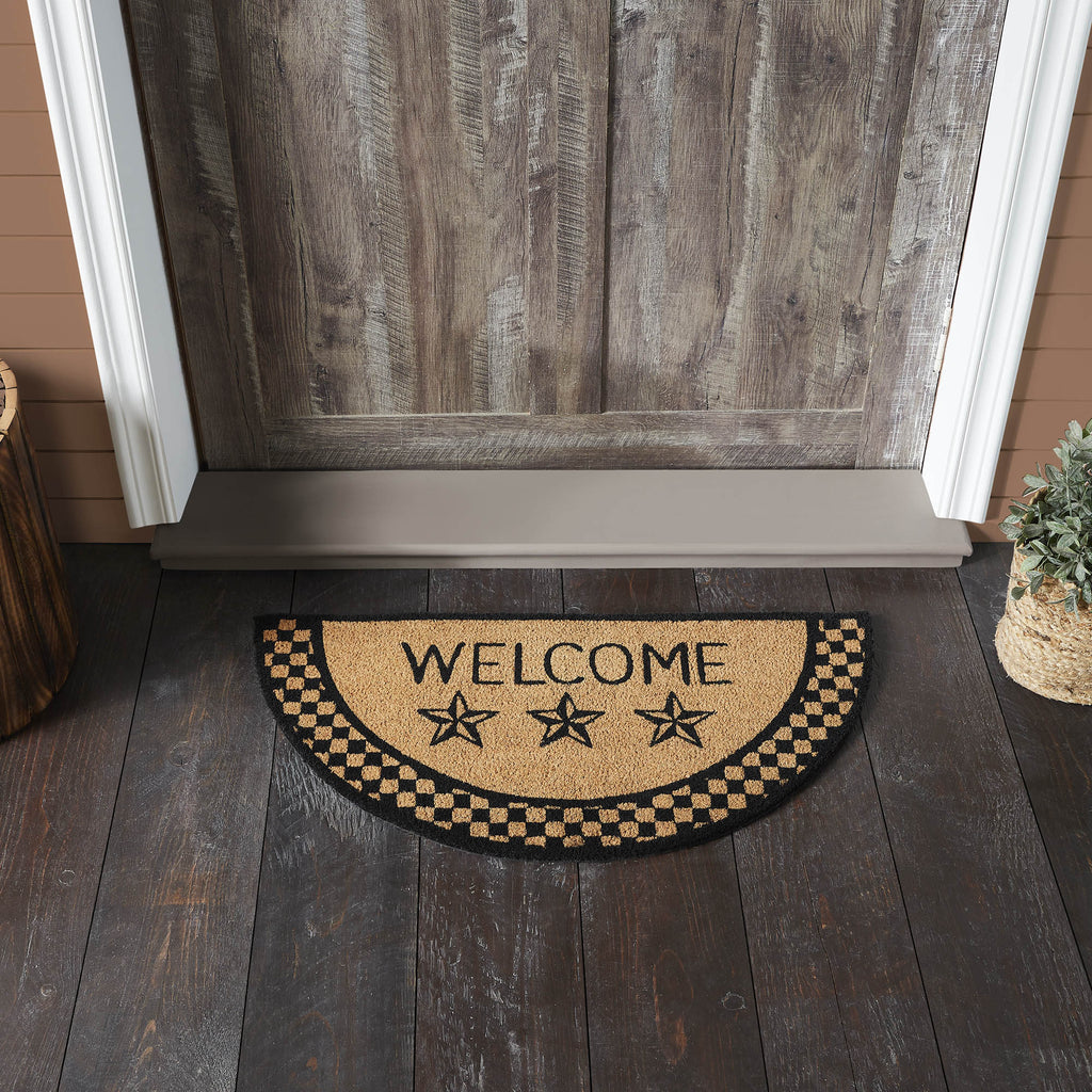 Rug 16.5x33 Half Circle Coir