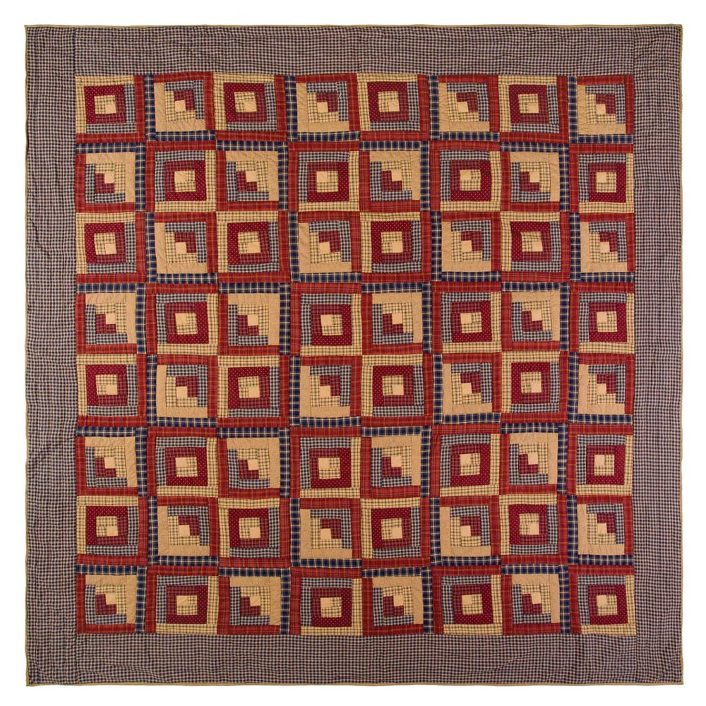 Millsboro Quilt Set – 100% Cotton Patchwork, Rustic Style, Choose Size & Accessories